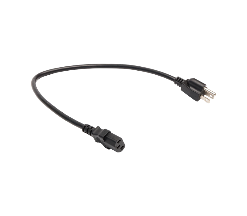 JT-3/FY-3+JT-ST3 15A 125V Tříkolíková americká standardní zástrčka s konektorem IEC C13