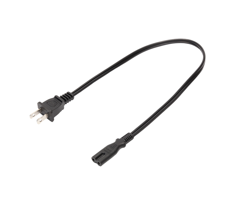 JT-2+ST2/FY-ST2 10A 125V dvoukolíková americká standardní zástrčka s IEC konektorem C7