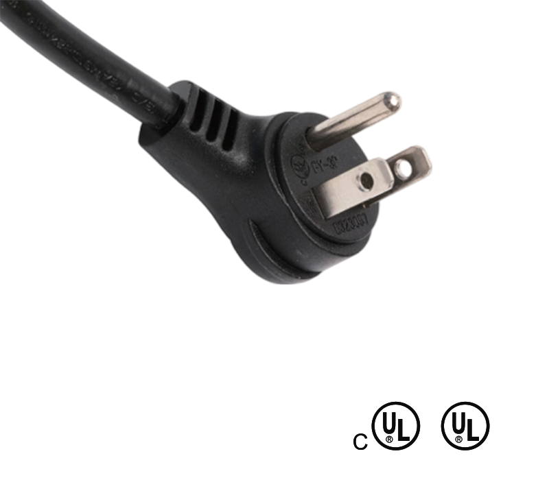 JT-3P/FY-3P 15A 125V tříkolíková americká standardní úhlová zástrčka