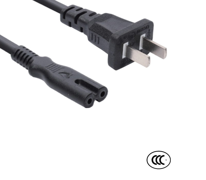 C2-6/10+ST2 10A 250V dvoukolíková čínská standardní zástrčka s IEC konektorem C7