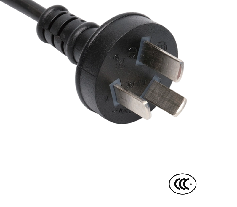 C3-16C 16A 250V tříkolíková čínská standardní přímá zástrčka