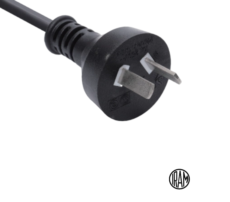 AR2-10 10A 250V dvoukolíková argentinská zástrčka