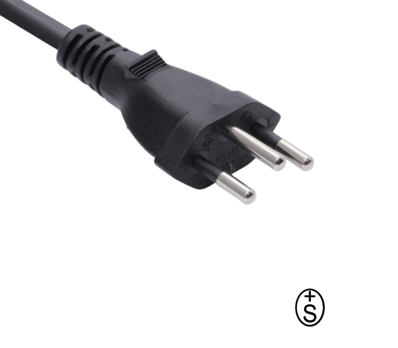 R3-10 10A 250V Švýcarská tříkolíková zástrčka