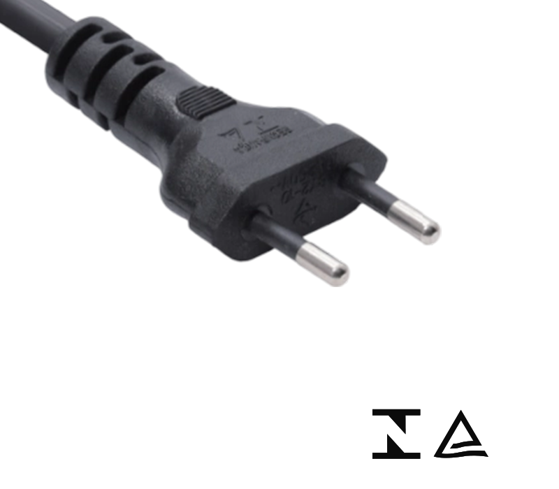 BY2-10 10A 250V dvoukolíková brazilská zástrčka