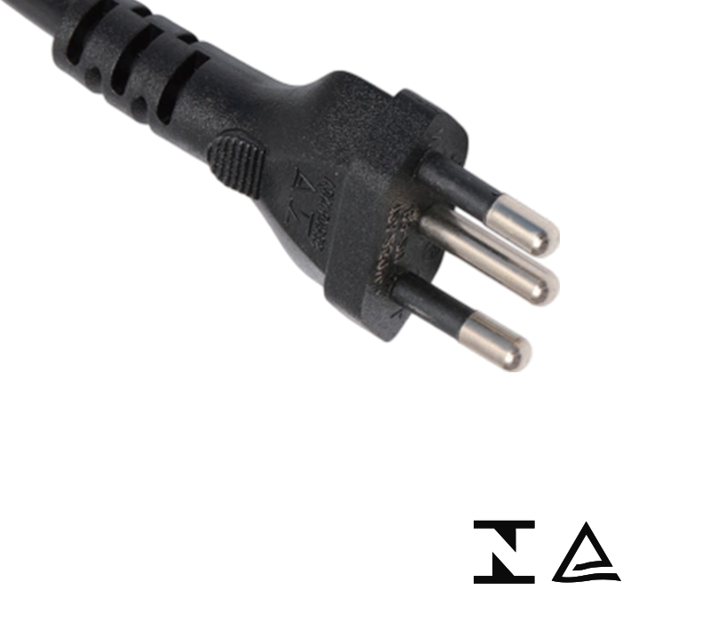 B3-20 20A 250V tříkolíková brazilská zástrčka